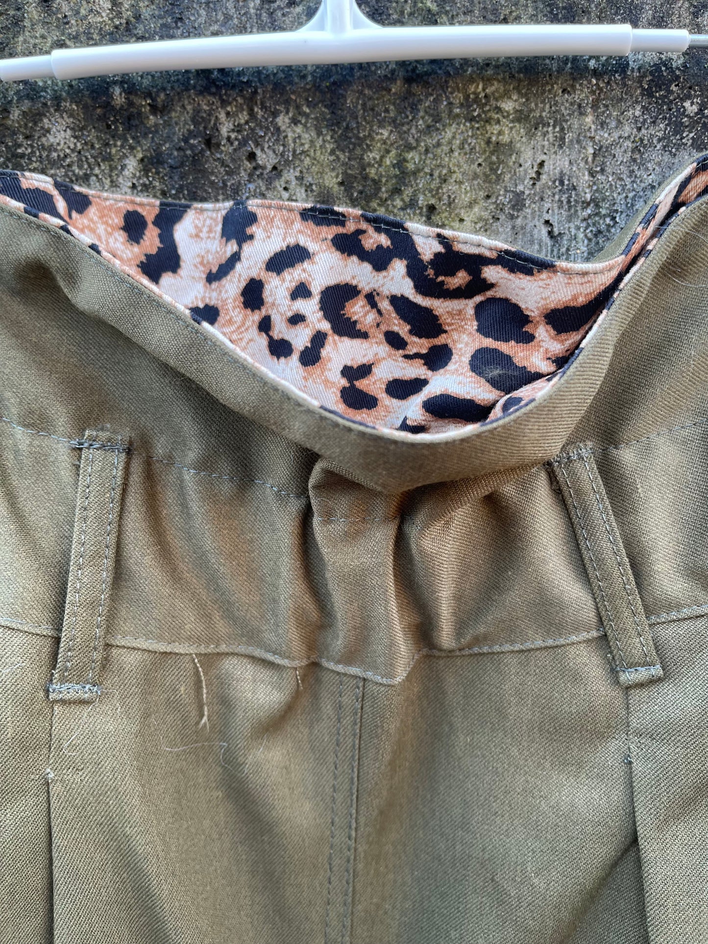 Leopard trousers