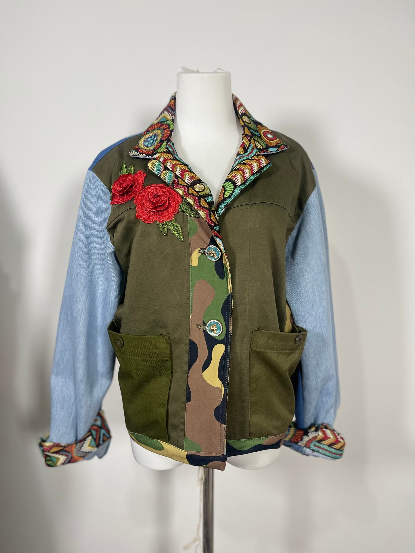 Blazer cropped Azimut