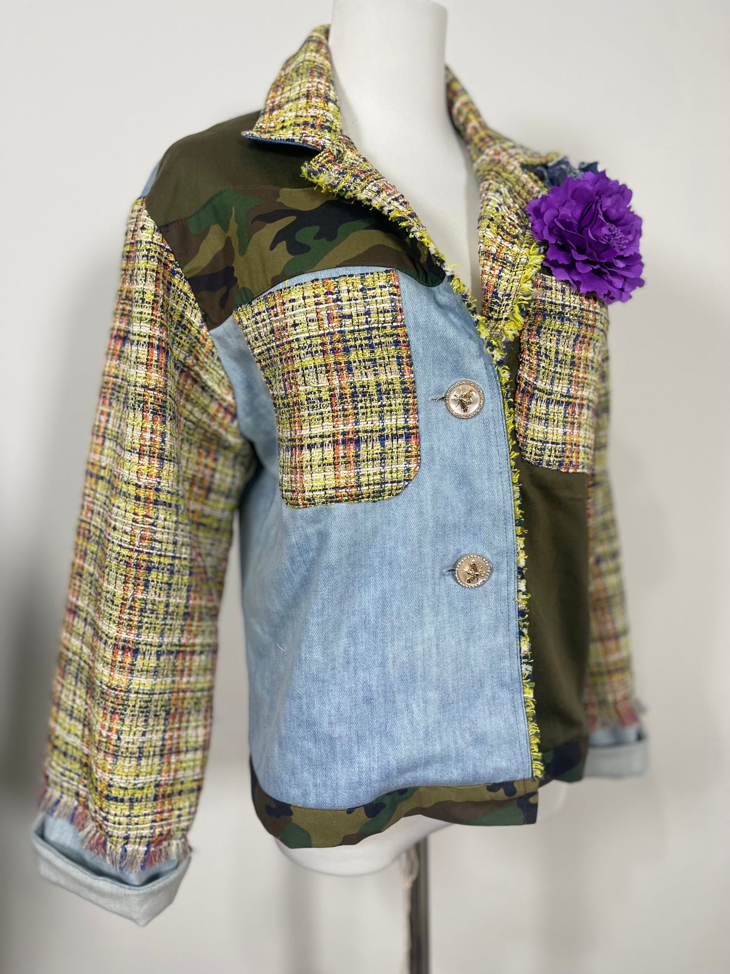 Blazer Cropped Flora