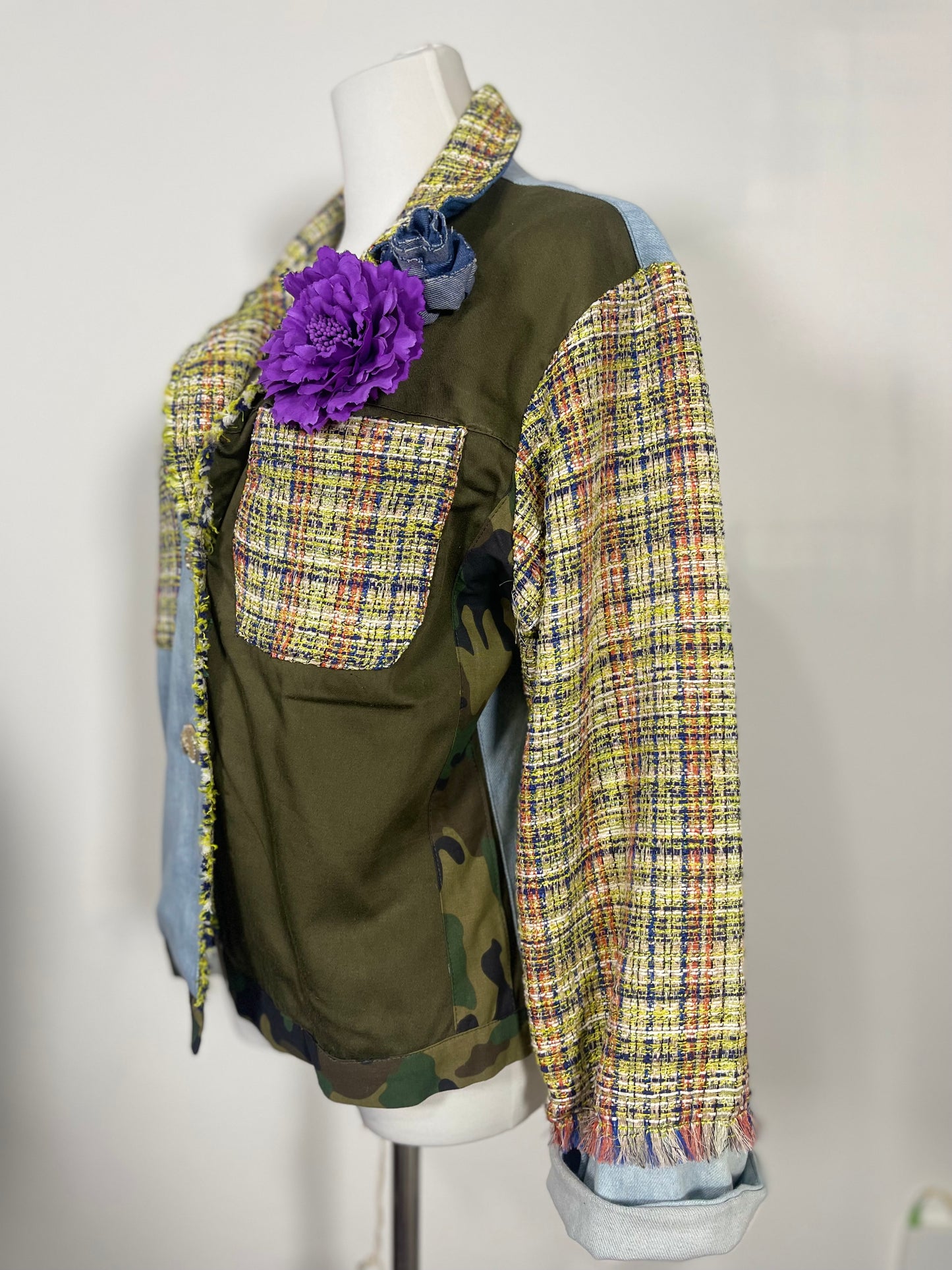 Blazer Cropped Flora