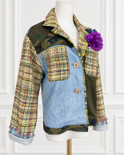 Blazer Cropped Flora
