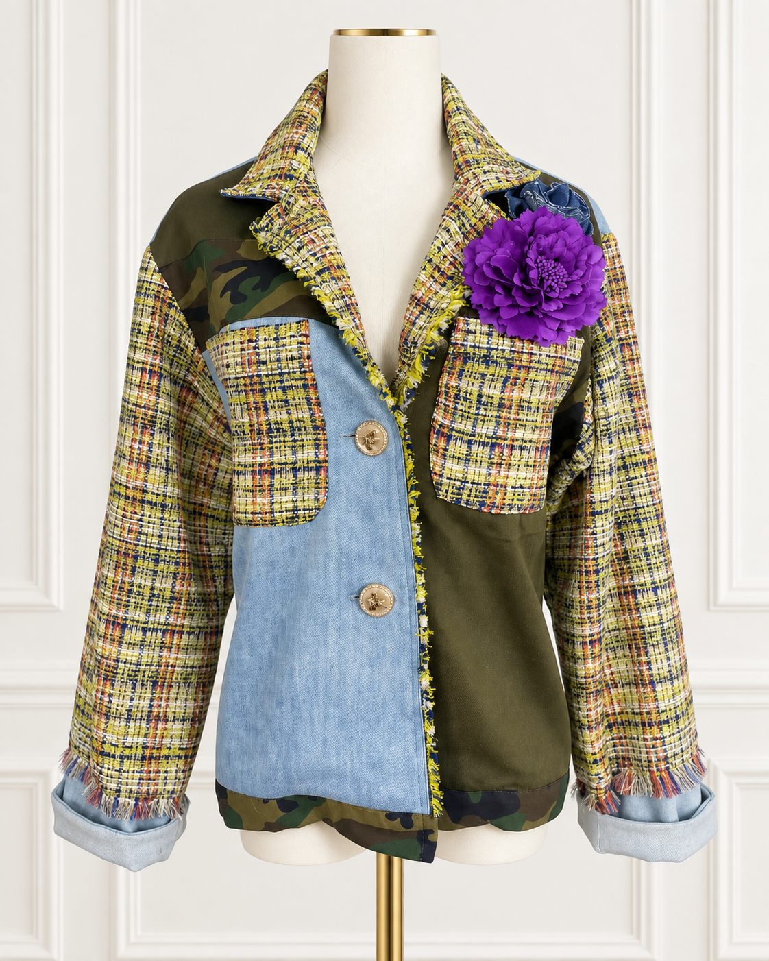 Blazer Cropped Flora