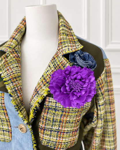 Blazer Cropped Flora